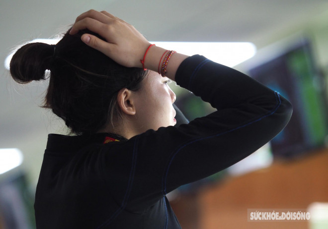 Cận cảnh gương mặt xinh đẹp của nữ xạ thủ 18 tuổi vừa giành HCV, lần đầu thi đấu tại SEA Games - 1
