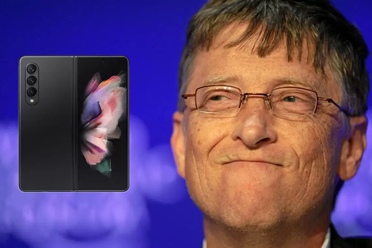Tỷ phú Bill Gates thích sử dụng điện thoại gập Galaxy Z Fold3 - 1