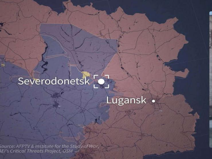 Ukraine: Thành phố Severodonetsk nguy ngập
