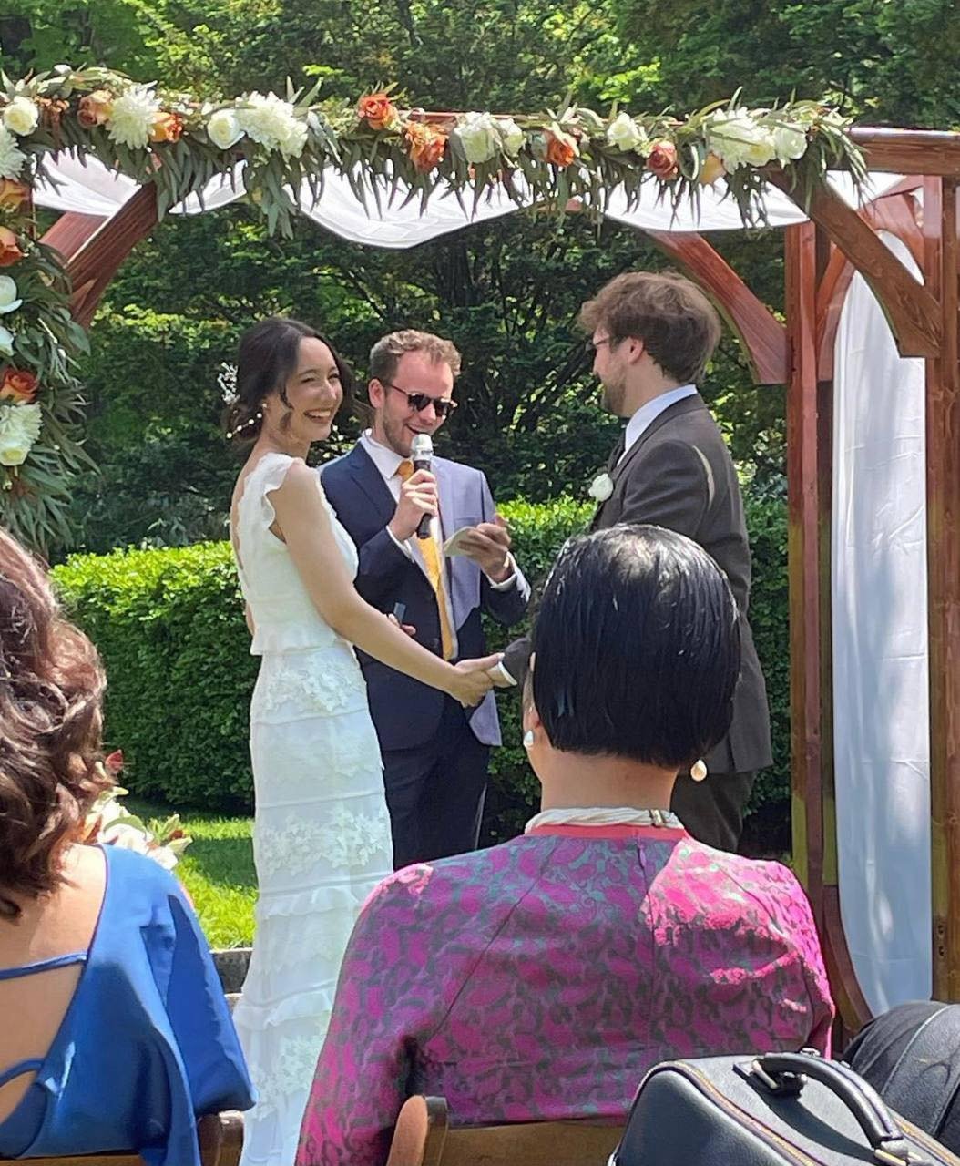 Mỹ Linh chia sẻ clip xúc động trong đám cưới con gái riêng của chồng tại Mỹ - 4