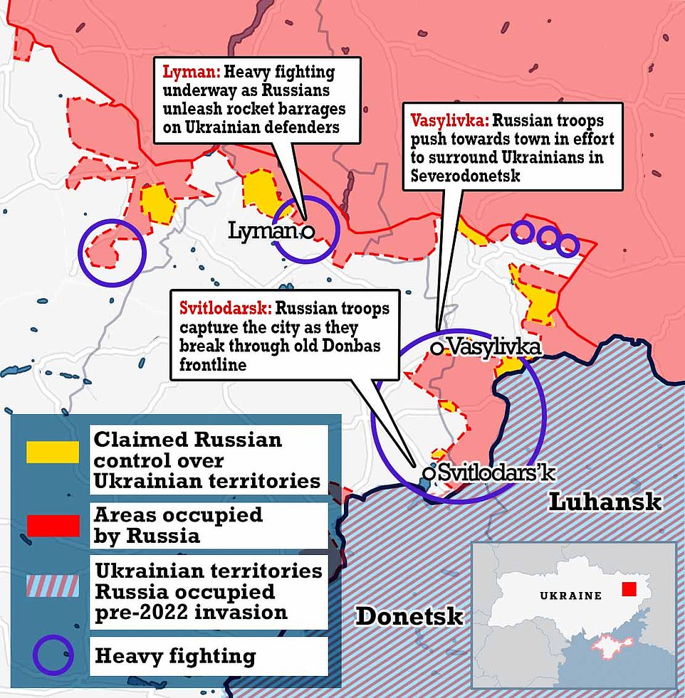 Nga tấn công tổng lực ở hai thành phố chiến lược, cục diện chiến sự Donbass sắp ngã ngũ? - 1