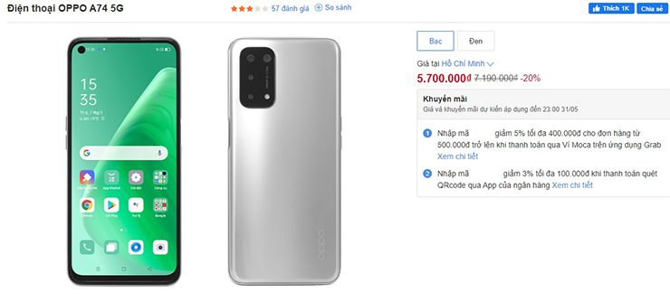 Những điện thoại được giảm giá nhiều nhất cuối tháng 5 - 5