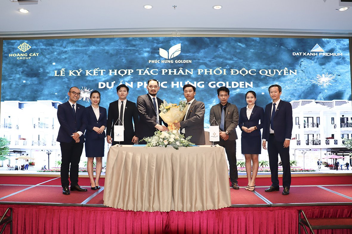 Hoàng Cát Group & Dat Xanh Premium ký hợp tác chiến lược phân phối khu đô thị Phúc Hưng Golden - 2