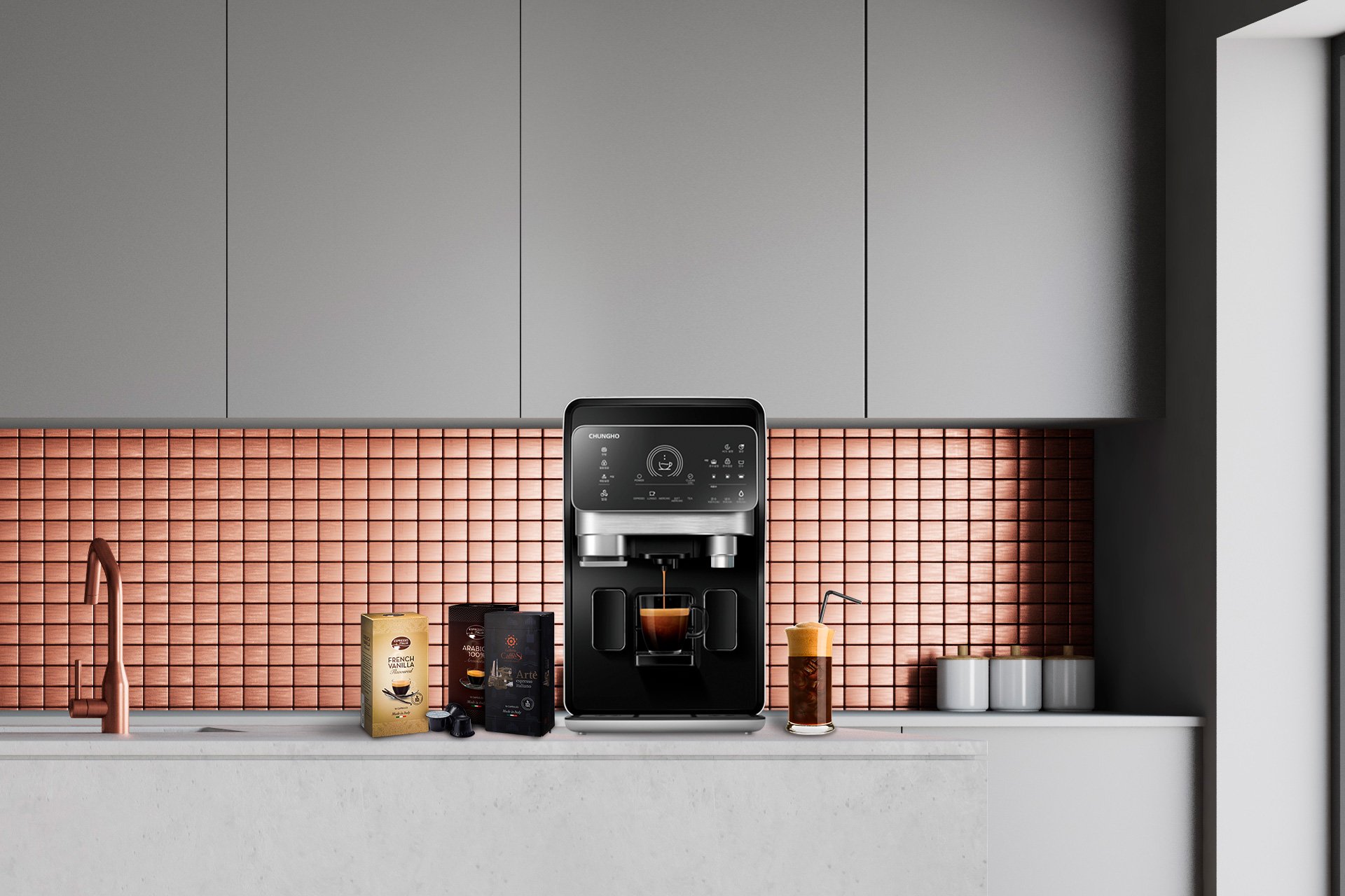 ChungHo ra mắt máy lọc nước làm đá kiêm pha cà phê &#39;ChungHo Espresso Caffe&#39; thế hệ mới - 1