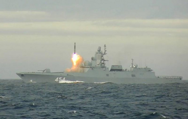 Chiến hạm Nga bắn tên lửa siêu vượt âm gần Phần Lan - 1