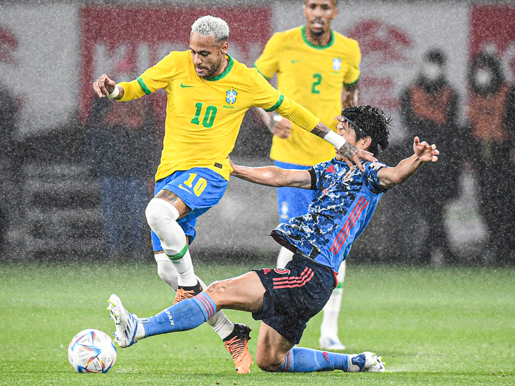 Video bóng đá Nhật Bản - Brazil: Sức ép nghẹt thở, Neymar rực sáng - 1