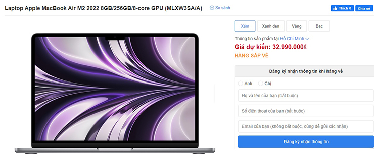 Giá MacBook tháng 6: Giảm tới 4,7 triệu đồng - 1