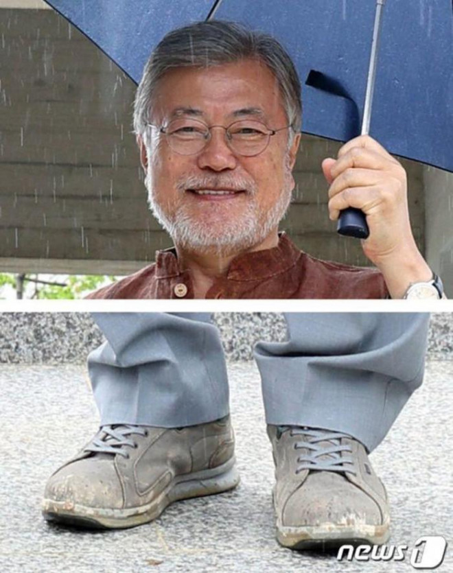 Bất ngờ với hình ảnh cựu Tổng thống Hàn và cuộc sống về hưu không êm đềm - 1