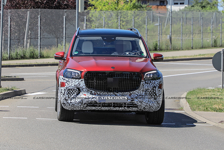 Mercedes-Maybach GLS phiên bản nâng cấp chạy thử trong lớp ngụy trang - 1