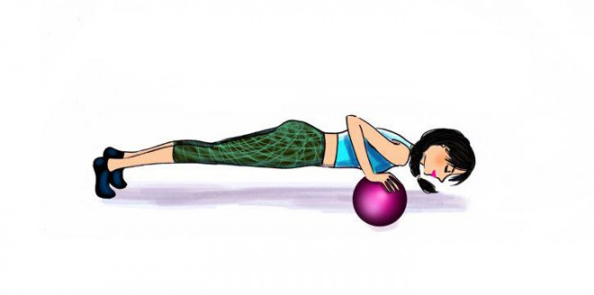 5 bài tập với bóng giúp tăng cường cơ bắp - 3