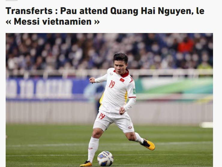 Báo Pháp tiết lộ đội bóng Quang Hải gia nhập, có thể đá 3 năm ở Ligue 2
