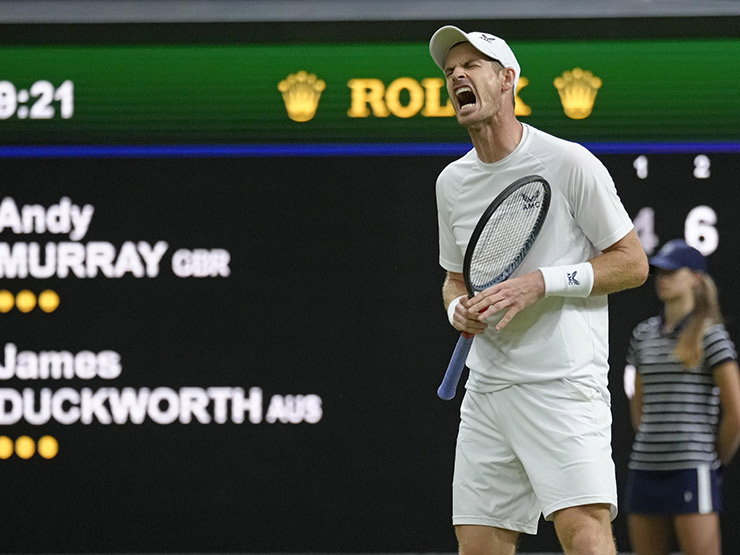 Video tennis Murray - Duckworth: Bừng tỉnh kịp thời, ngược dòng đáng nhớ (Wimbledon)