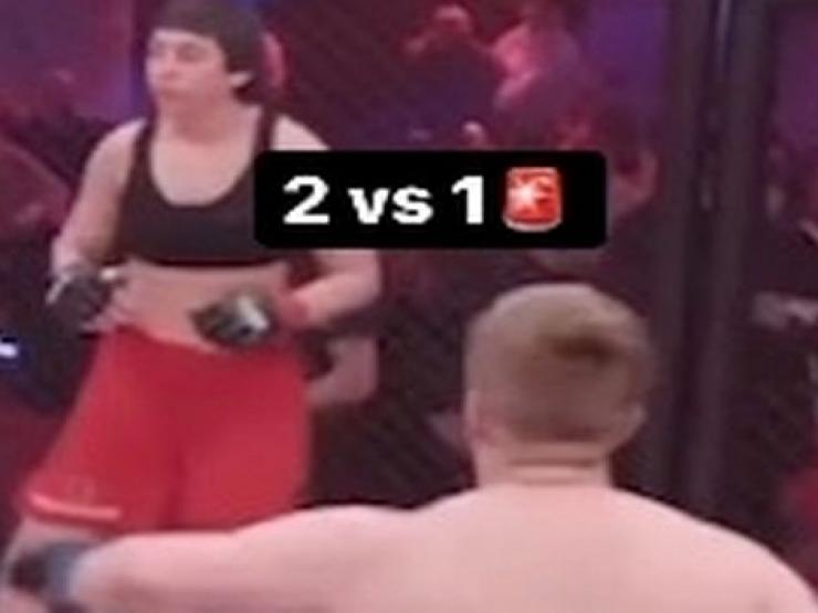 Đả nữ MMA đánh thắng vẫn bị mắng: 1 chọi 2 hạ gục 2 đối thủ nam