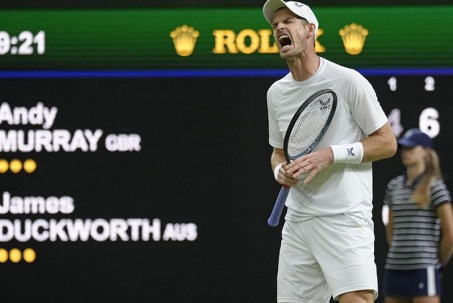 Video tennis Murray - Duckworth: Bừng tỉnh kịp thời, ngược dòng đáng nhớ (Wimbledon)