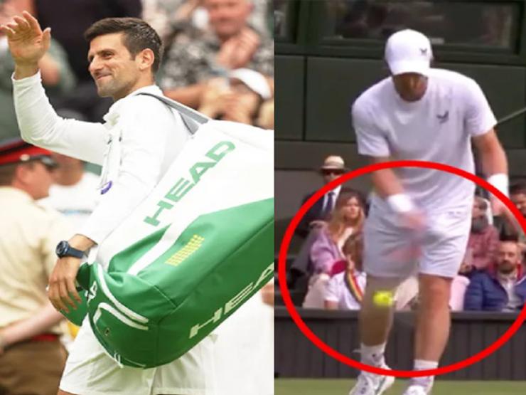 Djokovic ngỡ ngàng vì được ủng hộ ở Wimbledon, Murray giao bóng xấu xí