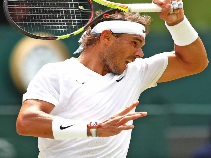 Clip nóng Wimbledon: Nadal tung cú thuận khó đỡ, Dimitrov chơi ngổ ngáo