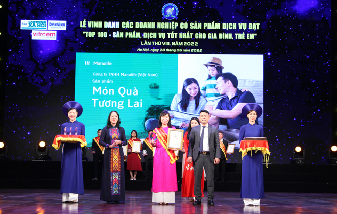 &#34;Món Quà Tương Lai&#34; được vinh danh &#34;Top 100 sản phẩm, dịch vụ tốt nhất cho gia đình & trẻ em&#34; - 1