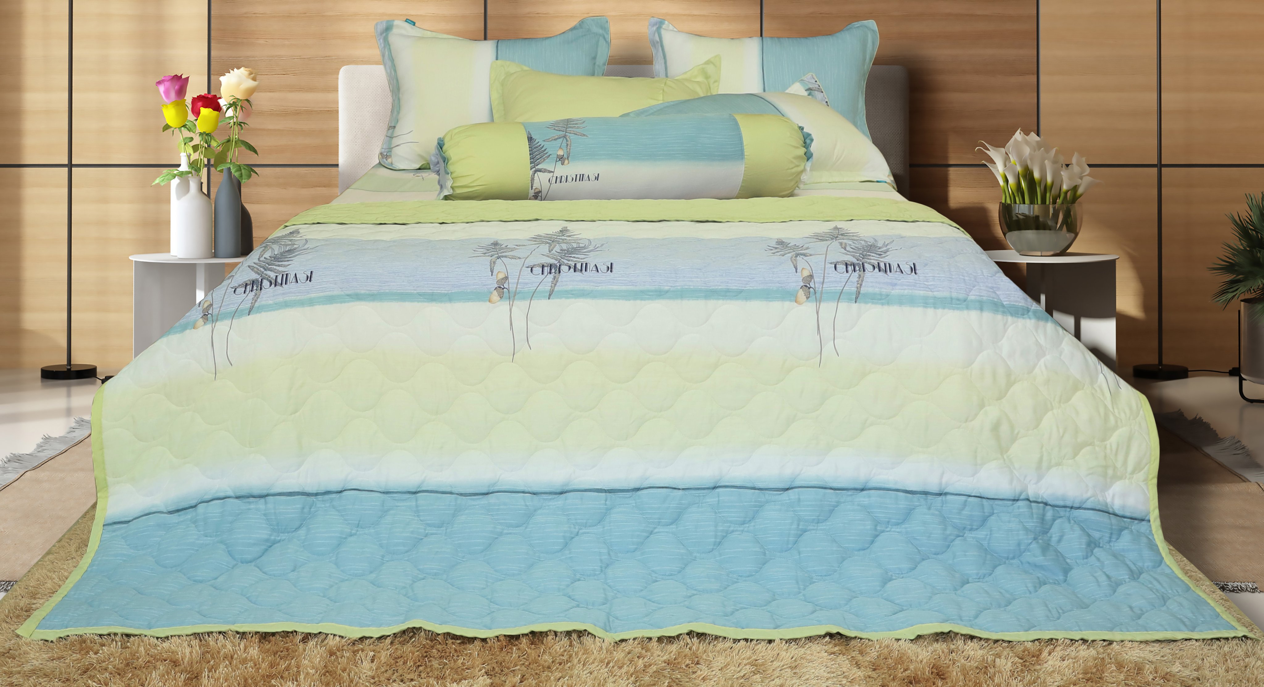 Giấc ngủ ngày hè mát lịm với chăn drap gối nệm &#34;made in Việt Nam&#34; Hometex  - 1