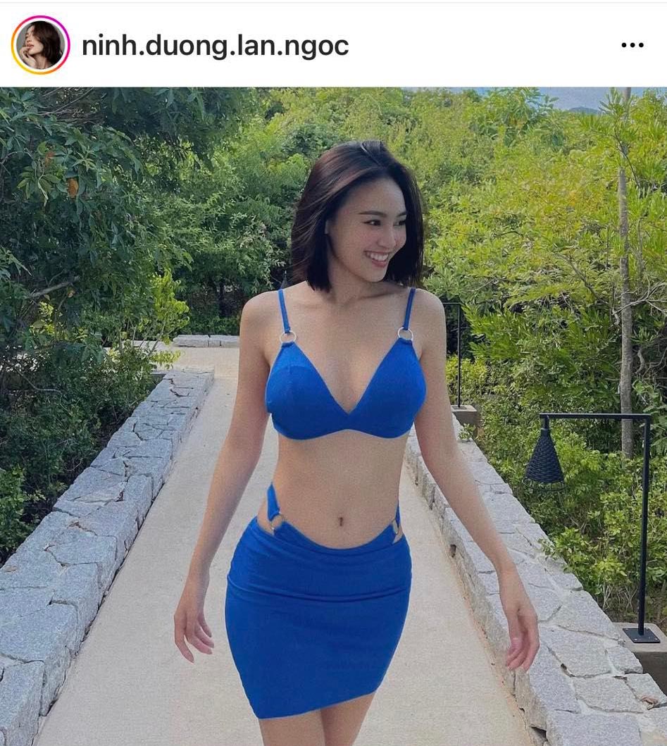Ninh Dương Lan Ngọc diện bikini đẹp xuất sắc sau khi ổn định cân nặng - 1