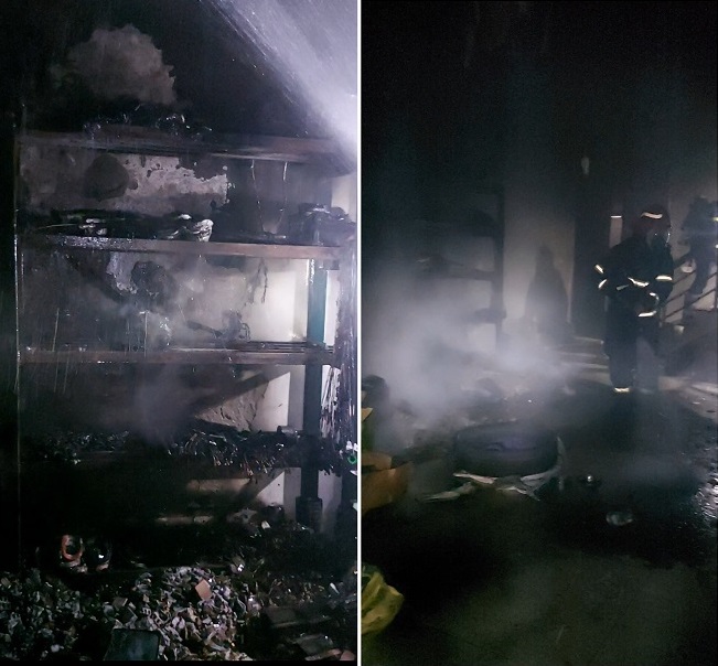 Cảnh sát cứu 6 người trong căn nhà cháy ở Hà Nội - 1