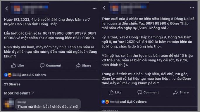 "Tổ thanh tra đặc biệt" vào cuộc vụ 4 biển số xe siêu đẹp ở Đồng Tháp - 2