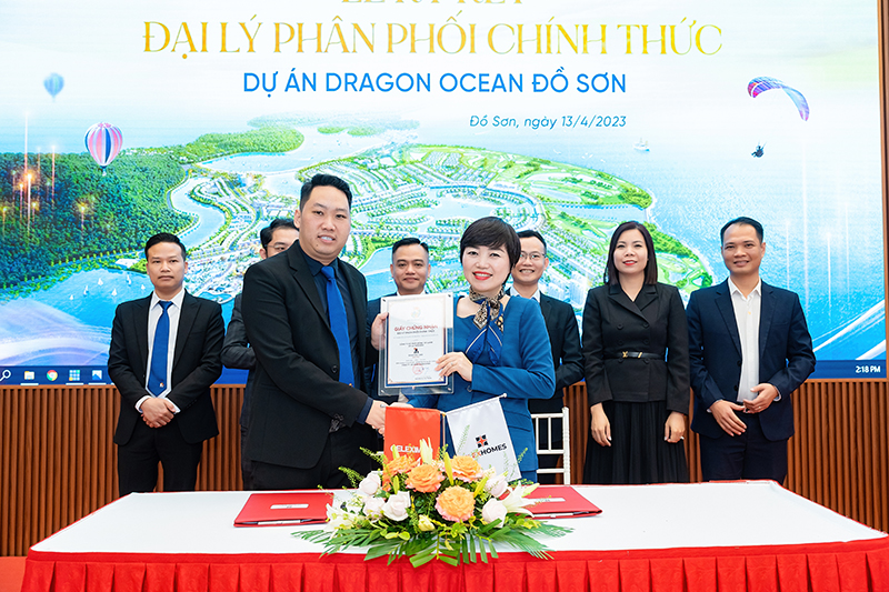 Đông Tây Land Miền Bắc chính thức ký kết hợp tác phân phối dự án Dragon Ocean Đồ Sơn - 1