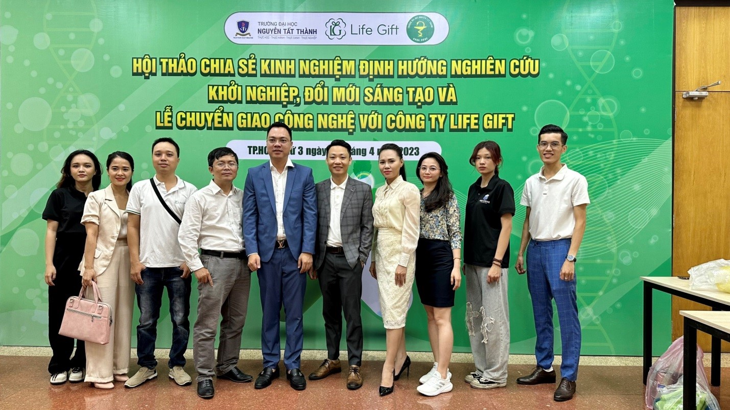 Life Gift Việt Nam và Đại học Nguyễn Tất Thành ký kết hợp tác chiến lược về nghiên cứu, chuyển giao công nghệ - 1