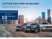 Ra mắt showroom mới và lái thử xe tại Hyundai Lê Văn Lương