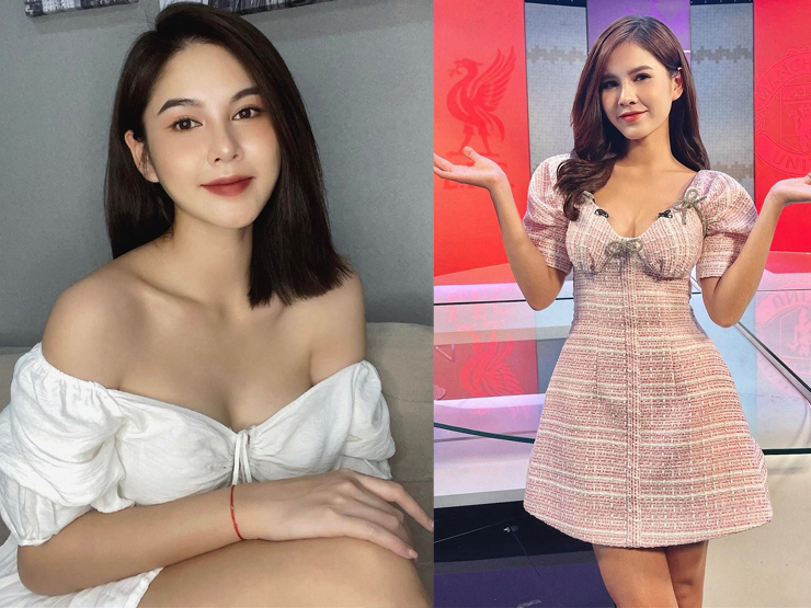 MC Thu Hoài nổi tiếng trong các chương trình thể thao trên sóng truyền hình.

