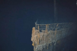 Video rõ nét chưa từng thấy về xác tàu Titanic 110 năm tuổi