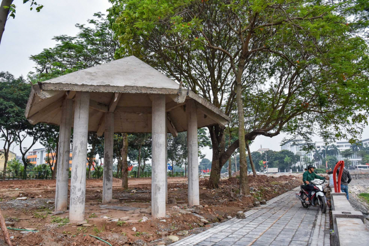 Công viên trăm tỷ ở Hà Nội đang &#34;hồi sinh&#34; sau nhiều năm bỏ hoang - 6