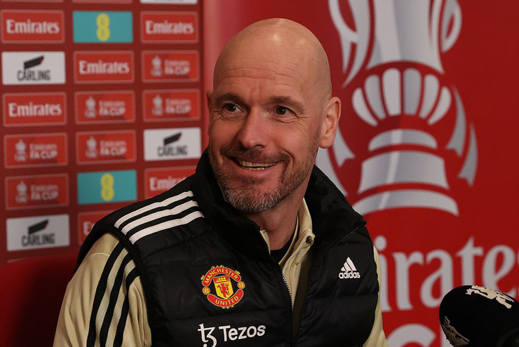 Họp báo chung kết FA Cup Man City - MU: Pep vẫn &#34;tung hỏa mù&#34;, Ten Hag khiêm tốn - 1