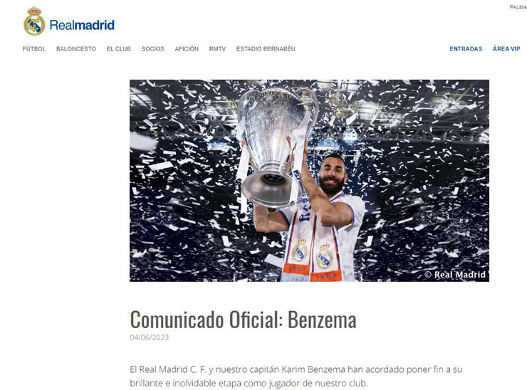 Benzema chính thức chia tay Real Madrid, chuẩn bị đến Saudi Arabia đấu Ronaldo - 1