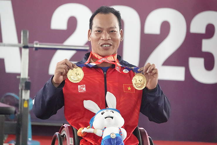 Đoàn Việt Nam vượt Thái Lan ở bảng xếp hạng PARA Games, đội cử tạ lập nhiều kỷ lục - 1