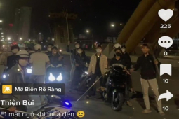 Xử lý nhóm người mang dao phóng lợn check-in tại cầu Rồng, Đà Nẵng