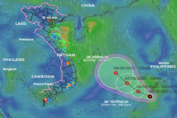 Áp thấp nhiệt đới đầu tiên năm 2023 chính thức đi vào Biển Đông