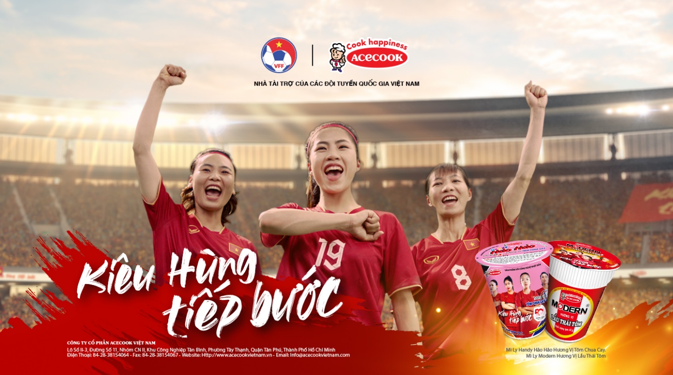 Acecook ra mắt TVC tiếp sức cho đội tuyển nữ Việt Nam tại đấu trường quốc tế - 1