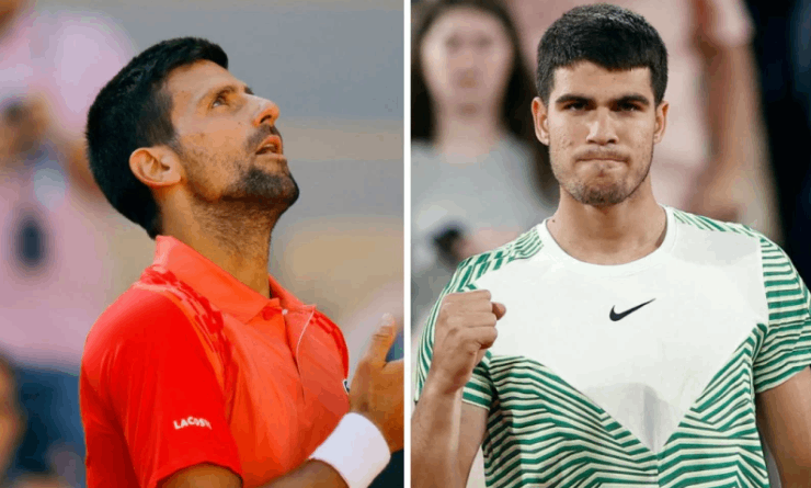 &#34;Chung kết sớm&#34; Roland Garros: Huyền thoại ca ngợi Djokovic và Alcaraz - 1