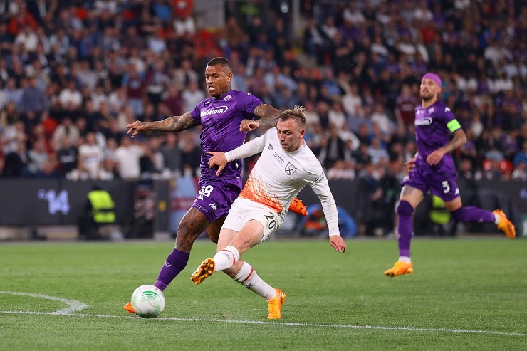 Kết quả bóng đá Fiorentina - West Ham: Rượt đuổi 3 bàn, vỡ òa phút 90 (Conference League) - 1