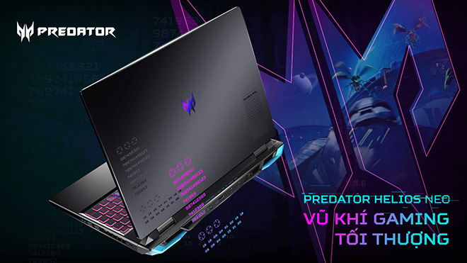 Acer ra mắt laptop Gaming cao cấp Predator Helios Neo 16: Vũ khí gaming tối thượng 2023 với CPU Intel Core i7 Gen 13 &amp, GPU GeForce RTX 4060 - 1