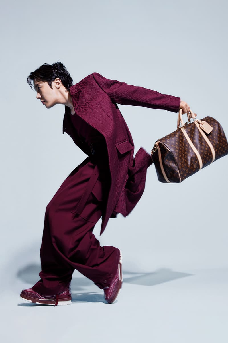 ELLE Japan features Jimin's Louis Vuitton 'Petite Malle' bag as