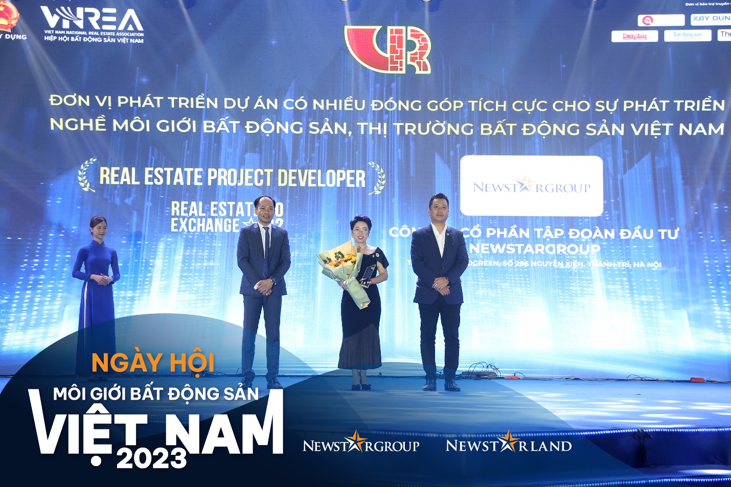 NewstarLand lập cú đúp ấn tượng tại &#34;Giải thưởng nghề Môi giới Bất động sản Việt Nam 2023” - 3