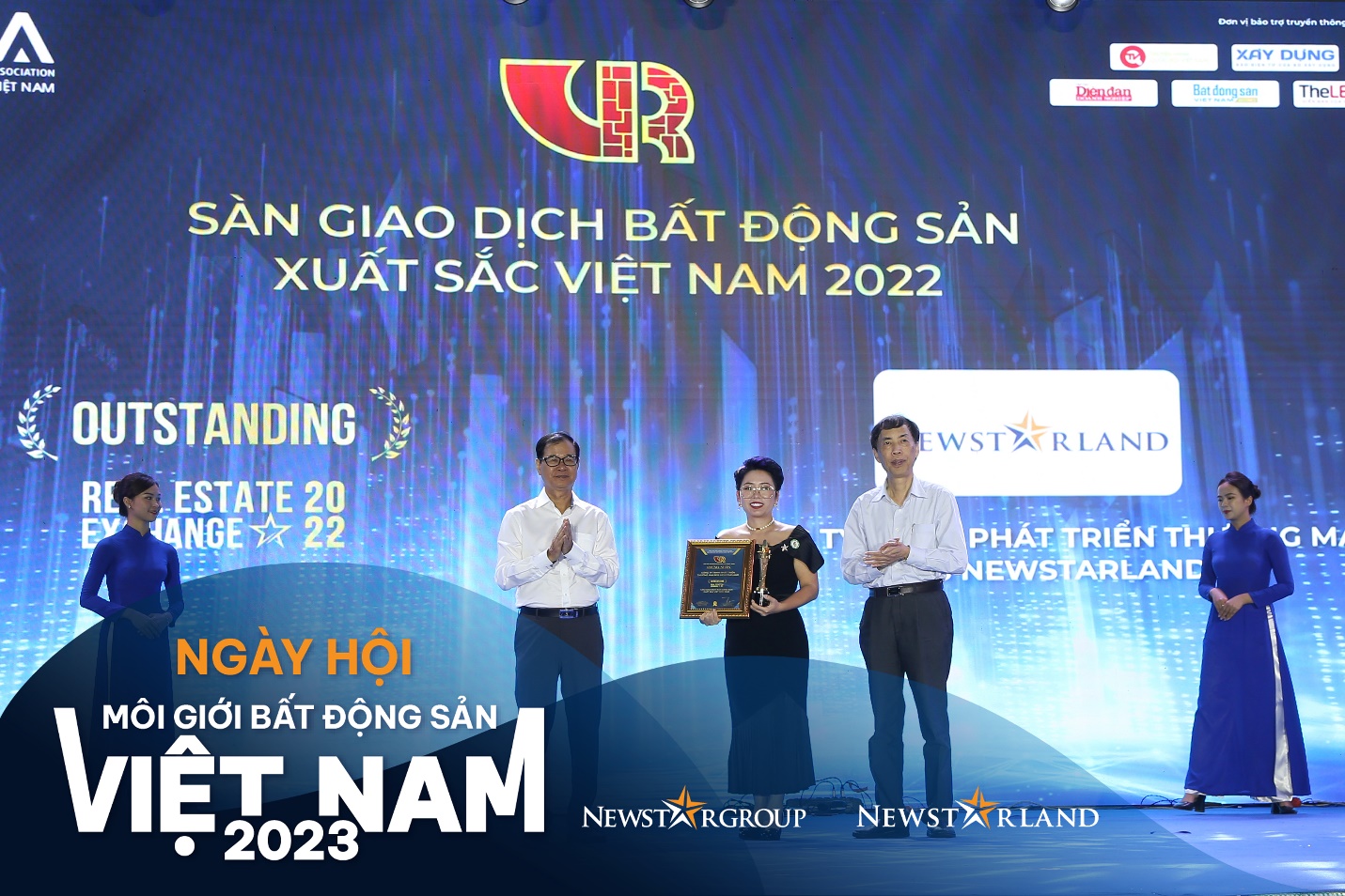 NewstarLand lập cú đúp ấn tượng tại &#34;Giải thưởng nghề Môi giới Bất động sản Việt Nam 2023” - 1