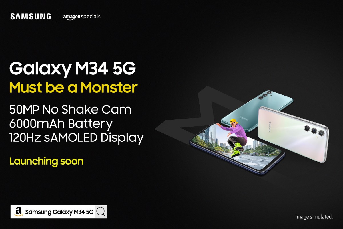 Galaxy M34 5G với pin 6000mAh xác nhận thiết kế cuối cùng - 1
