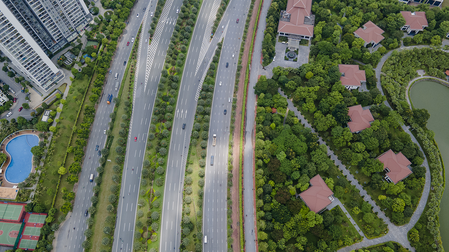 Đại lộ hiện đại nhất Việt Nam đẹp ngỡ ngàng nhìn từ trên cao - 6