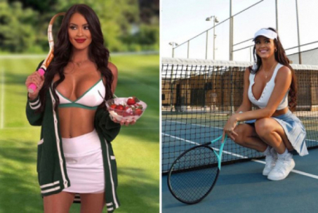 Mỹ nhân tennis ăn mặc quyến rũ "hâm nóng" Wimbledon 2023
