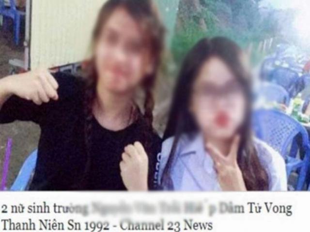 Công an truy tìm kẻ tung tin “2 nữ sinh hiếp dâm thanh niên tới chết”