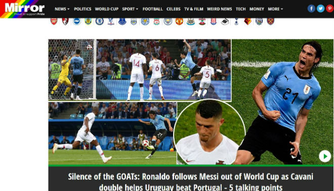 Bồ Đào Nha sớm rời World Cup: Báo thế giới chê Ronaldo vô duyên như Messi - 1
