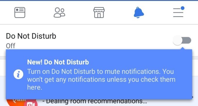 Facebook thử nghiệm tính năng không làm phiền - 1