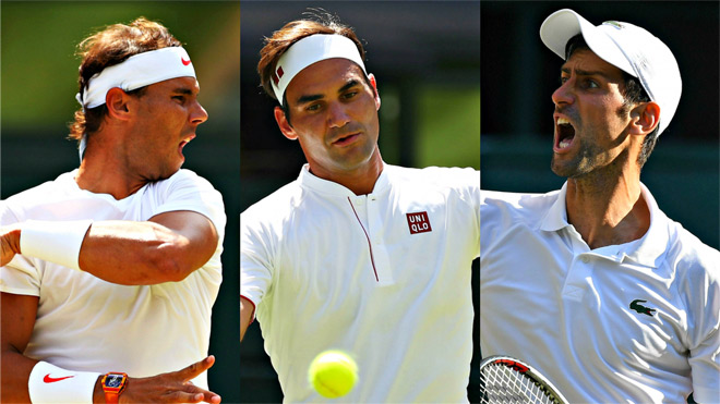 Clip hot Wimbeldon: Federer - Nadal - Djokovic làm &#34;nạn nhân&#34; 3 siêu phẩm - 1